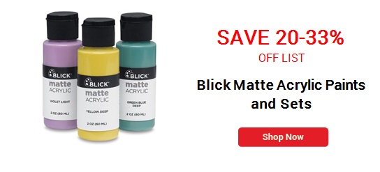 Blick Matte Acrylic Paints and Sets