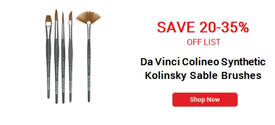 Da Vinci Colineo Synthetic Kolinsky Sable Brushes