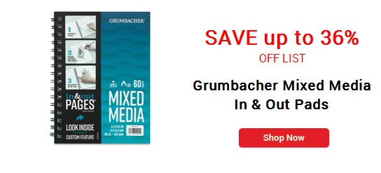 Grumbacher Mixed Media In & Out Pads