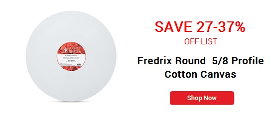 Fredrix Round 5/8" Profile Cotton Canvas