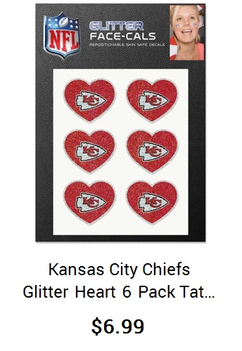 Kansas City Chiefs New Era Women's Playbook Glitter Sleeve Full