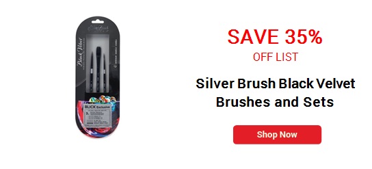 Silver Brush Black Velvet Brushes and Sets