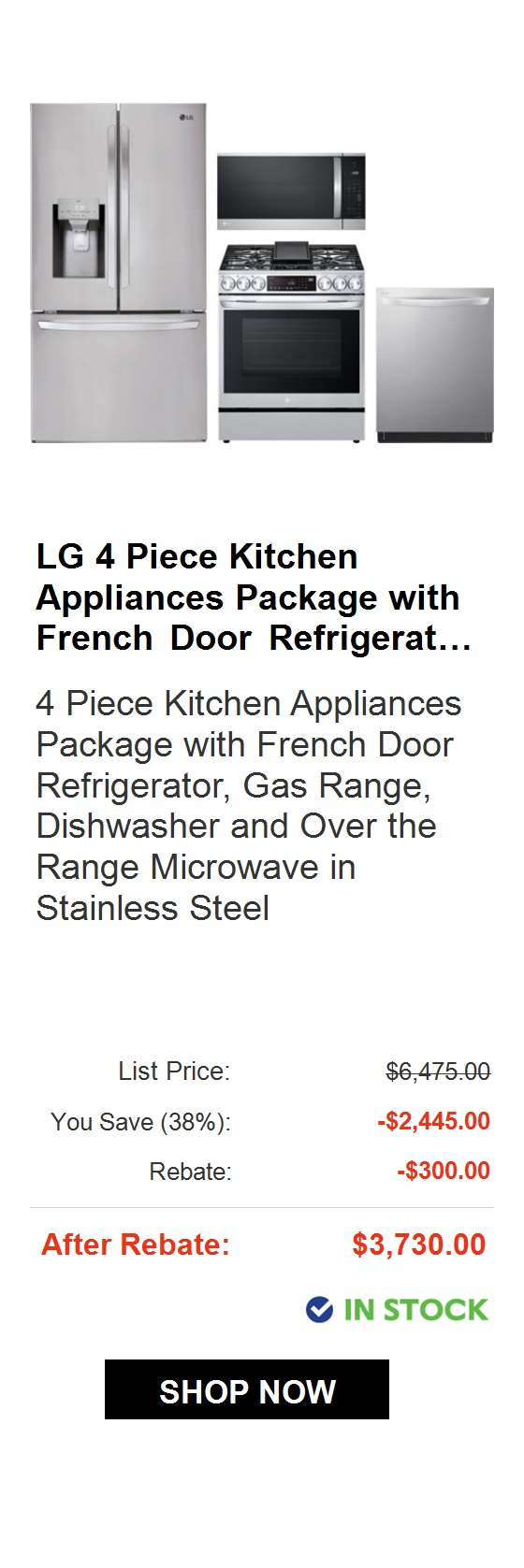 Kitchen Package Savings