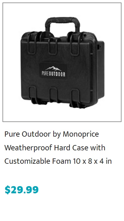 Weatherproof Hard Case with Customizable Foam