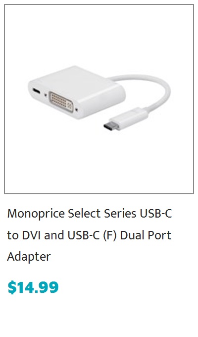 Monoprice Select Series Mini DisplayPort to HDTV Cable, 3ft