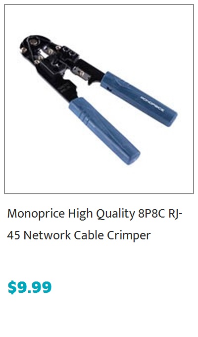 Monoprice High Quality 8P8C RJ-45 Network Cable Crimper