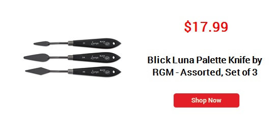 Blick Luna Palette Knife by RGM - Assorted, Set of 3