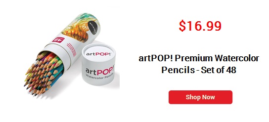 artPOP! Premium Watercolor Pencils - Set of 48