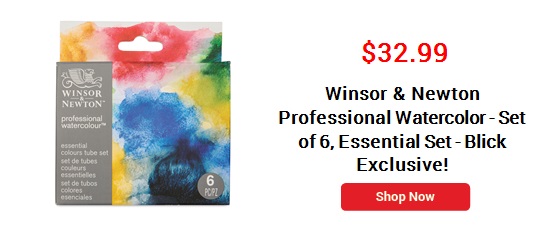 Winsor & Newton Professional Watercolor - Set of 6, Essential Set