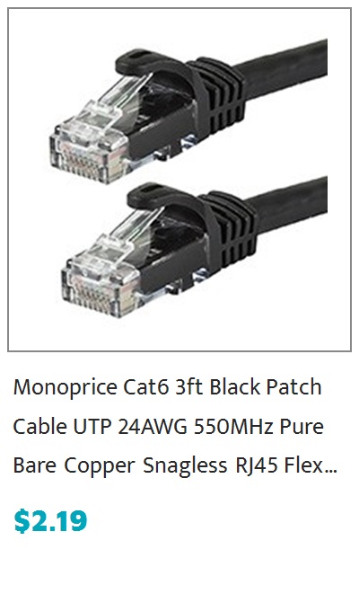 Monoprice Access Series 12AWG CL2 Rated 2-Conductor Speaker Wire, 250ft, White