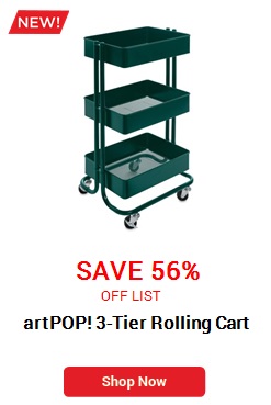 artPOP! 3-Tier Rolling Cart