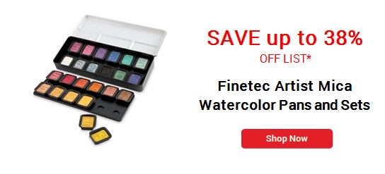 Finetec Artist Mica Watercolor Pans and Sets