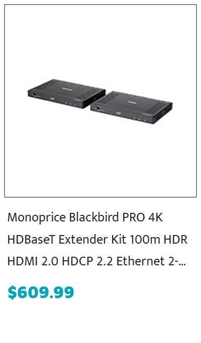 Monoprice HDMI to DisplayPort 1.2a Cable 4K@60Hz 3ft