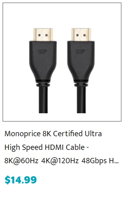 Monoprice Single Mode Fiber Optic Cable - LC/LC, UL, 9/125 Type, Duplex, Yellow, 5m, Corning