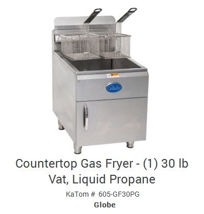 Globe PF10E Countertop Electric Fryer - (1) 10 lb Vat, 120V