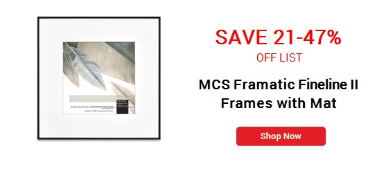 MCS Framatic Fineline II Frames with Mat