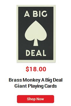 . :1 VN8 Brass Monkey A Big Deal Giant Playing Cards 