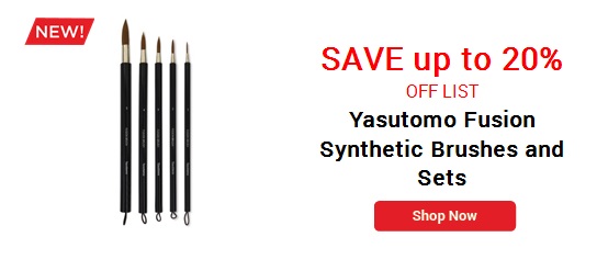 Yasutomo Fusion Synthetic Brushes and Sets