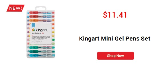 Kingart Mini Gel Pens Set